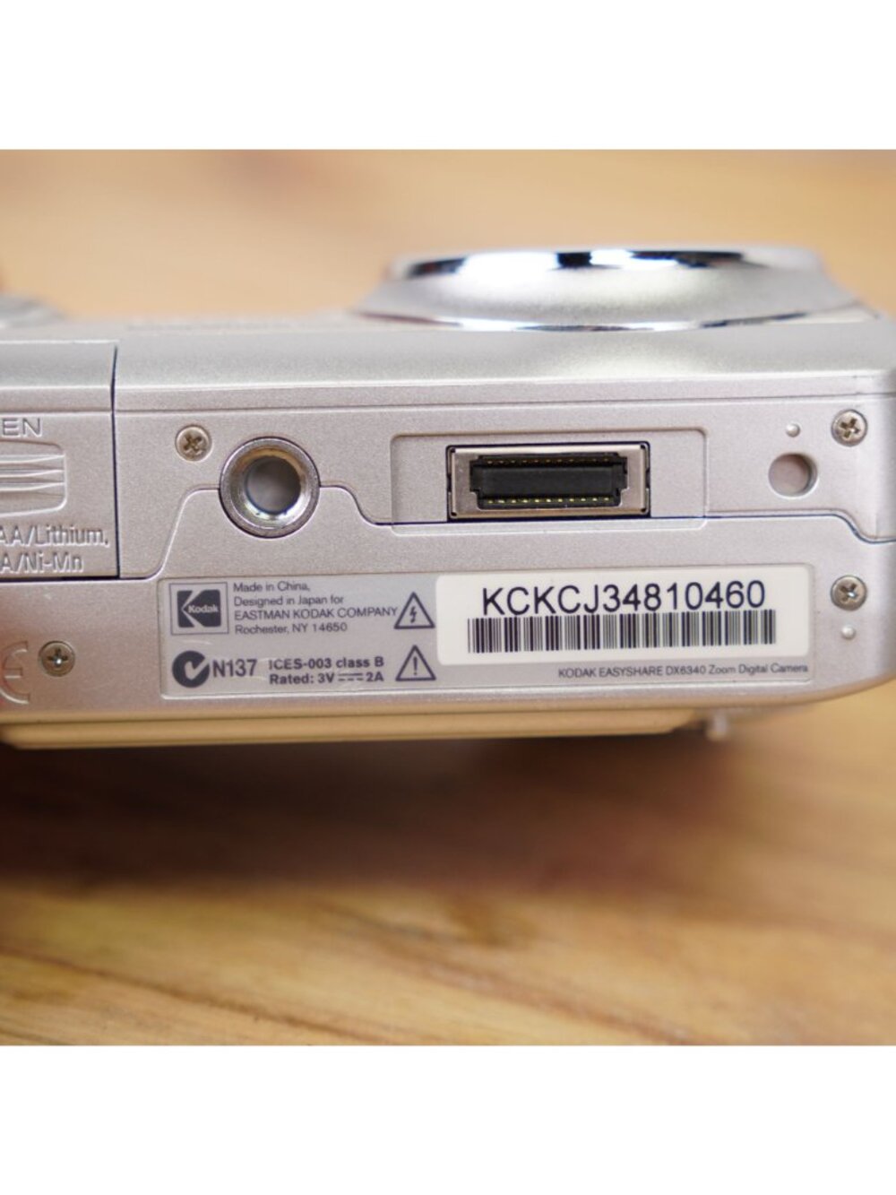 Kodak EasyShare DX6340 3.1MP Compact Digital Camera Silver Tested Working Great - Picture 6 of 14
